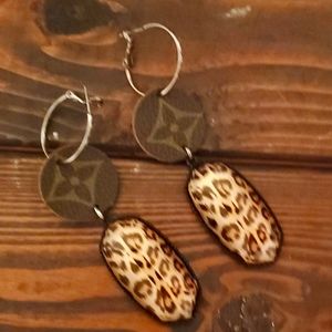 Upcycled Sandra Ling earrings